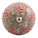 Pink Round Crackle Ceramic Wine Stopper